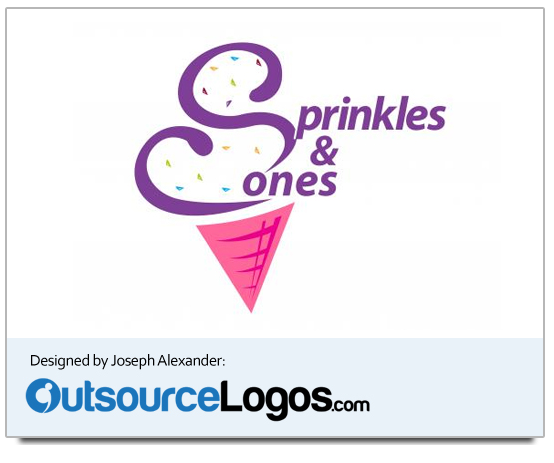 Logo Design Concept Ideas: Ice Cream Parlor Shop Logo Design