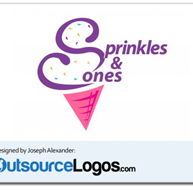 Logo Design Concept Ideas: Ice Cream Parlor Shop Logo Design